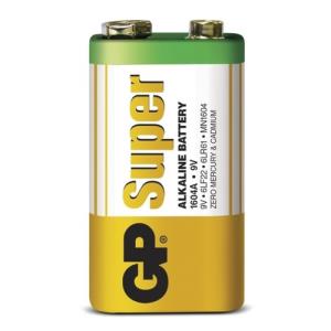 Batteri Alkaline 9V  Gp1604a
